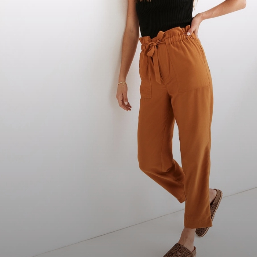Madewell high waist Dunaway Paperbag Pants Medium